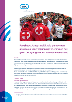 Factsheet - Vereniging van Nederlandse Gemeenten
