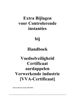 Extra bijlagen telershandleiding