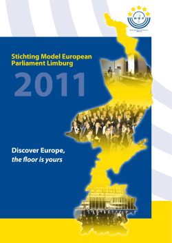Discover Europe, the floor is yours