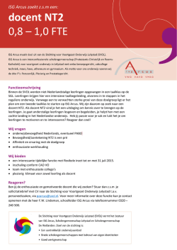 docent NT2 0,8 &ndash; 1,0 FTE - Stichting voor Voortgezet Onderwijs