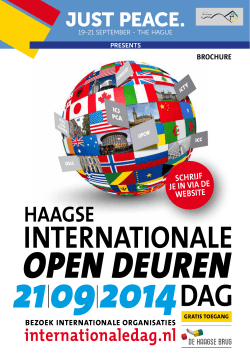 Haagse Internationale Open Deuren Dag - Eurojust