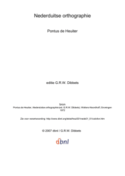 Nederduitse orthographie