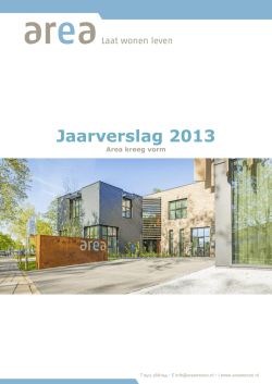 jaarverslag 2013
