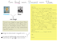 brief Vincent - vierde leerjaar