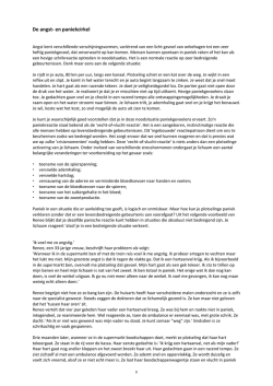 De angst- en paniekcirkel - Psycho Praktijk Dronten