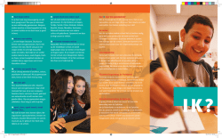 Gymnasium &ndash; brochure - Barlaeus Gymnasium