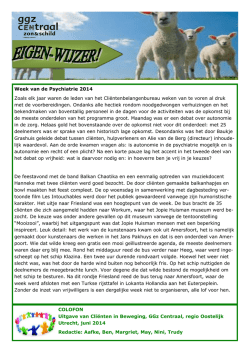 Eigenwijzer - GGz Centraal