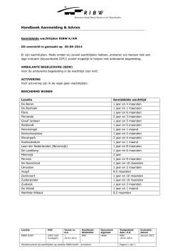Handboek (naam handboek/afdeling)
