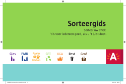 Sorteergids - Stad Antwerpen