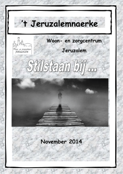 Jeruzalemnaerke november