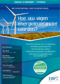 Hoe uw eigen energieleverancier worden?