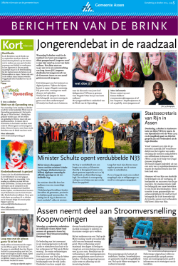 Jongerendebat in de raadzaal K or tnieuws