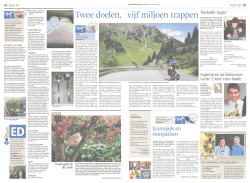 Eindhovens Dagblad &ndash; Twee doelen, vijf miljoen trappen