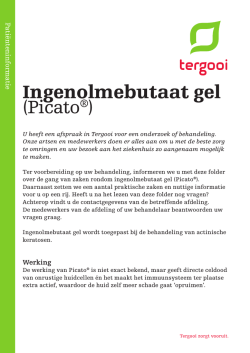 Ingenolmebutaat gel (Picato&reg;)