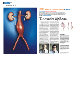 DvhN artikel over verwijde buikslagader Lees voor