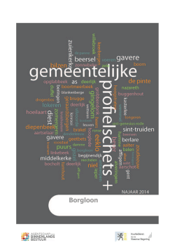 Borgloon - Aps - Vlaanderen.be