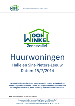 Halle en Sint-Pieters-Leeuw Datum:15/7/2014