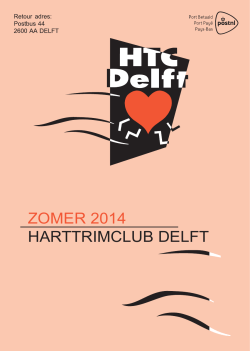 Zomer - Harttrimclub Delft en omstreken