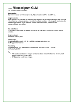 Download de bijsluiter van Fytobell Ribes Nigrum GLM