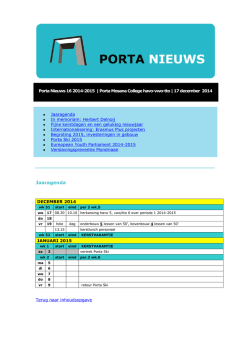 Jaaragenda - Porta Mosana College
