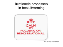Irrationele processen in besluitvorming