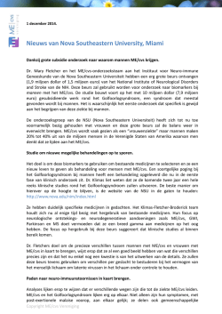 Lees verder - ME/cvs Vereniging