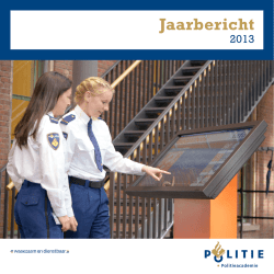 Jaarbericht - Politieacademie