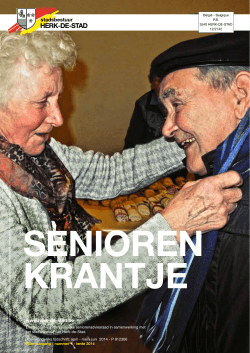 Seniorenkrant april-mei-juni - Stad Herk-de-Stad