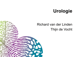Presentatie urologie