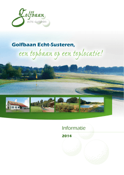 informatie brochure - Golfbaan Echt