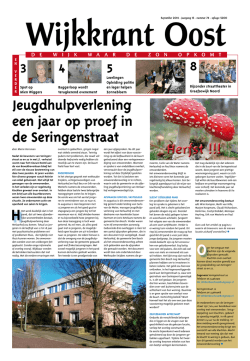 Herfst !!! - Wijkkrant Oost
