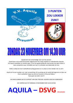 AQUILA – DSVG(Groesbeek)
