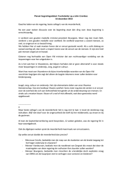 Lees hier de volledige tussenkomst van John Crombez