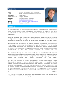 CV English (PDF) - VincentdeKoning.nl