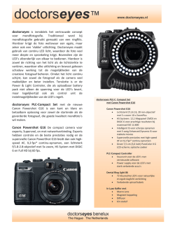 Doctorseyes Compact Set + Canon G16
