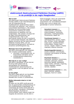 Informatiedocument eGPO - Stichting Transmurale Zorg Den Haag