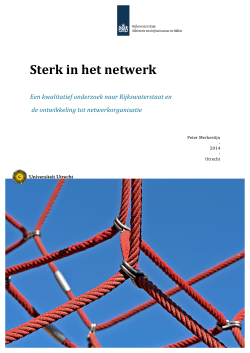 ! ! Sterk!in!het!netwerk! - Utrecht University Repository
