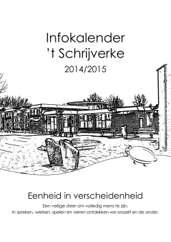 Jaarkalender 2014 - 2015