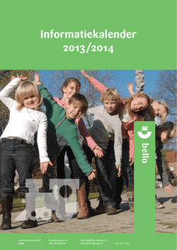Informatiekalender 2013/2014