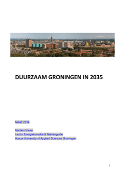 DUURZAAM GRONINGEN IN 2035