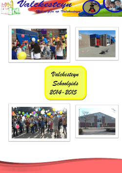 Valckesteyn Schoolgids 2014-2015
