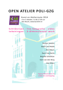 OOPEN ATELIER POLI-GZG