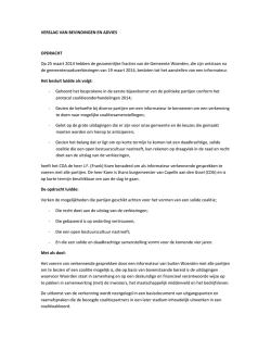 eindrapport en advies informateur koen