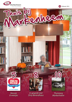 Huisblad - Markenheem