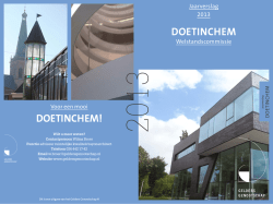 Jaarverslag 2013 (PDF)