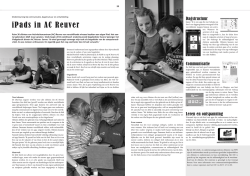 i-Pads in de dagbesteding