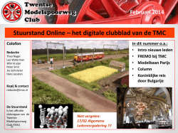 Stuurstand Online – het digitale clubblad van de TMC