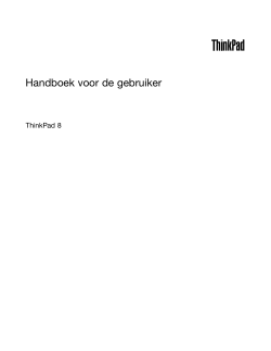Handboek voor de gebruiker