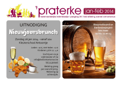 JAN-FEB - KWB Zoersel Sint