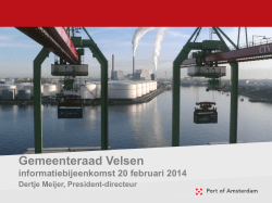140220-presentatie door Havenbedrijf Amsterdam